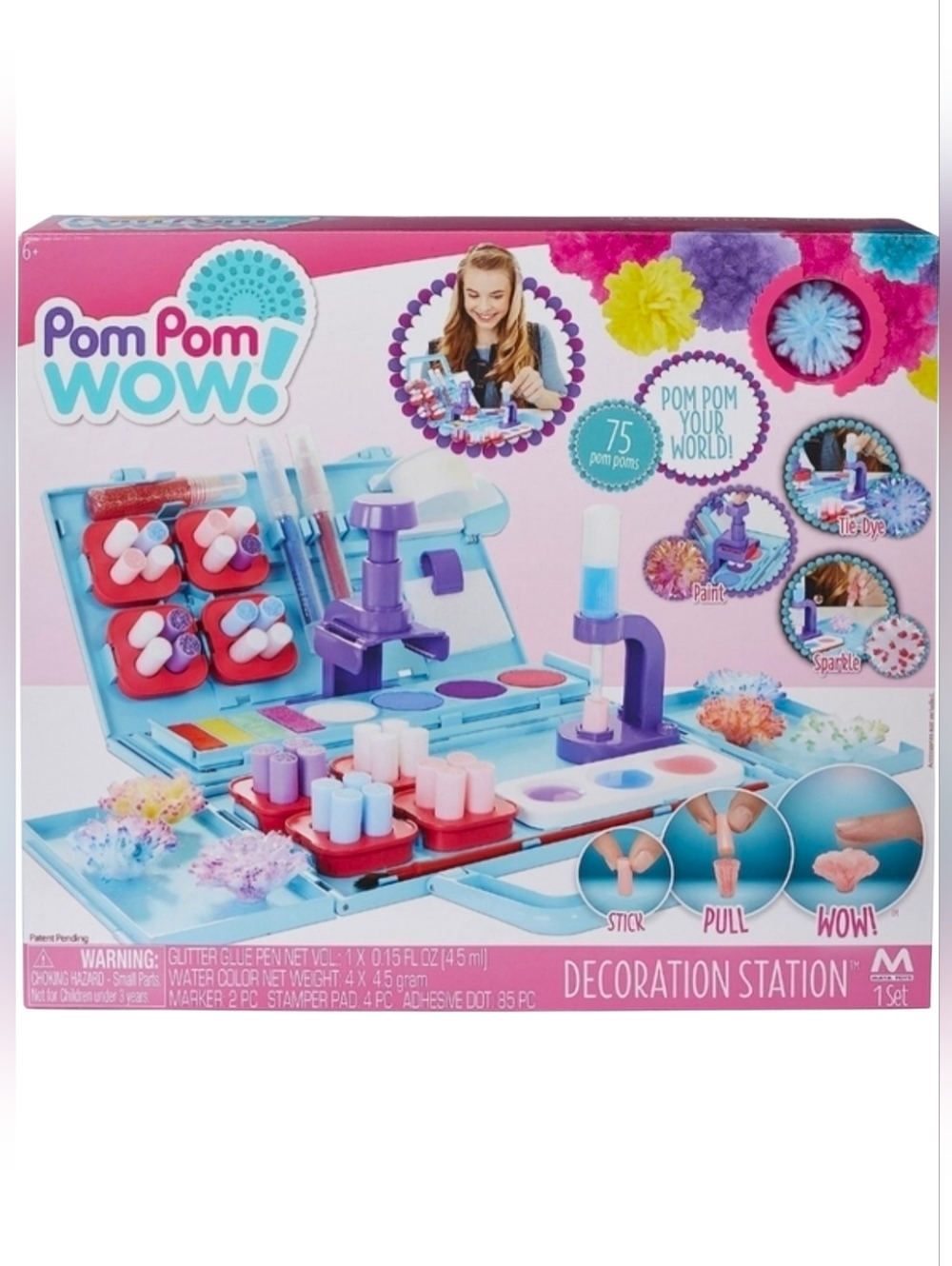 Pom Pom Wow! Decoration Station Play Set For Kids